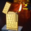 Soft Flame Metal Traditional Cigar Butane Lighter With Adjustable Flame