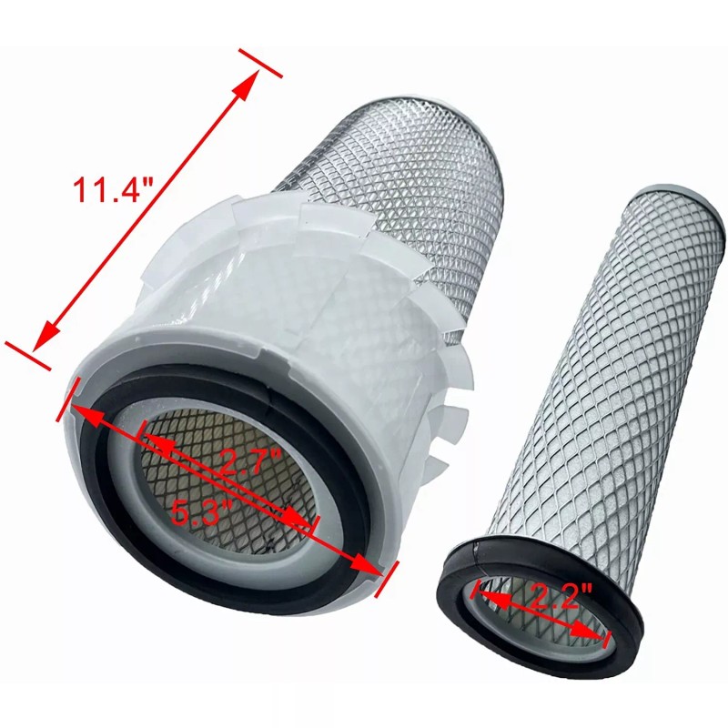 lan271982 Air Filter for 6598492 & 6598362 Fits Bobcat S160