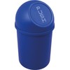 helit H2401051 Push Flap Bin 6 Litres