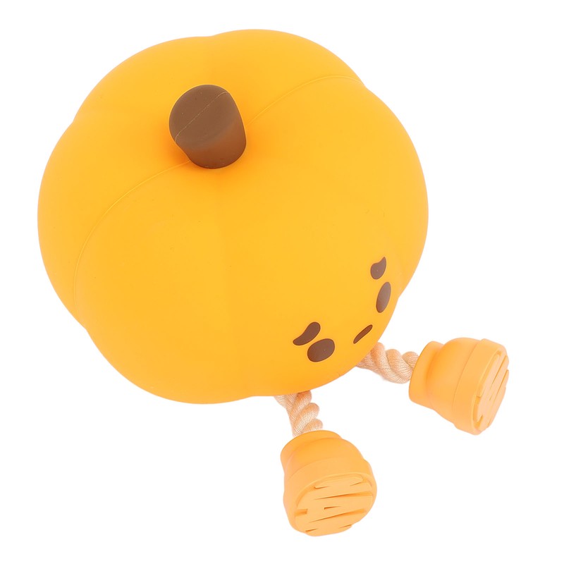 Cute Night Light Tap Control Dimmable Rechargeable Pumpkin Shape Bedside