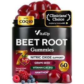 VitaUp Beet Root Gummies with CoQ10 and Grape Seed Extract