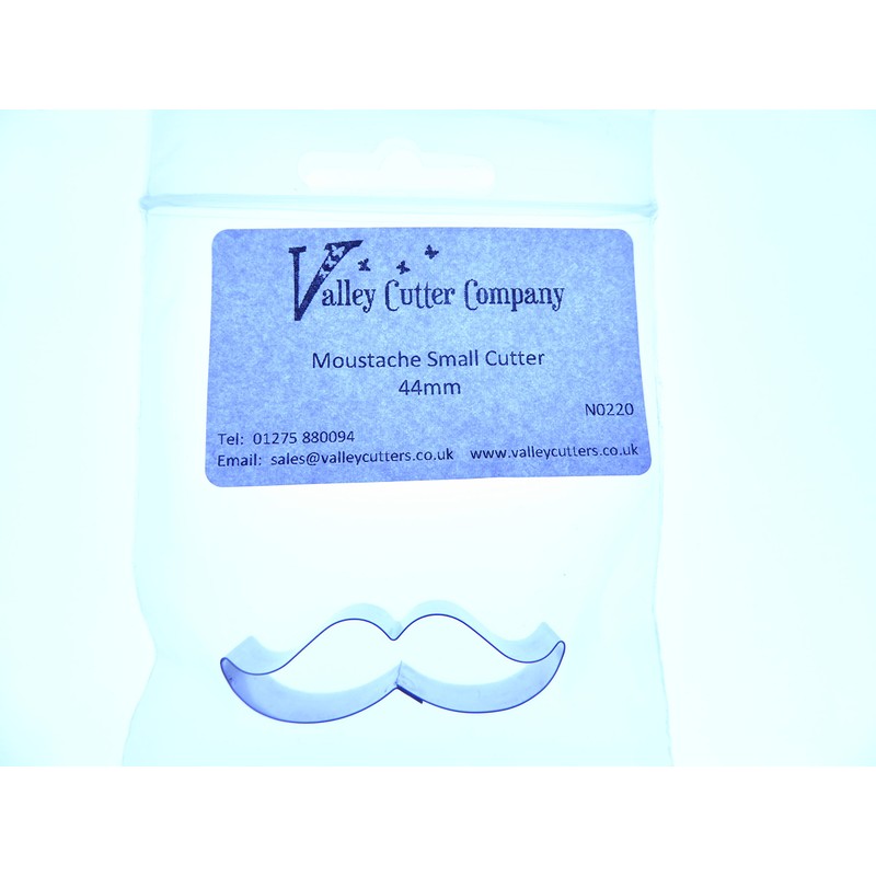 Moustache Sugarcraft Cutter - Stainless Steel - Small 44 x