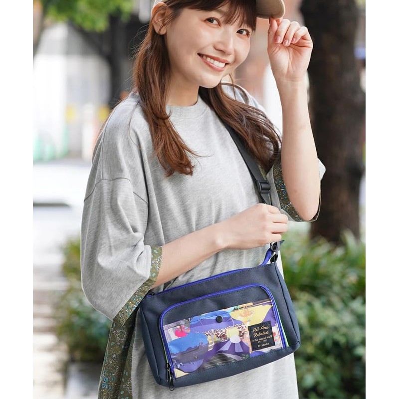 Titicaca ZOSCBC7034 Women's Travel Wallet Shoulder Bag, navy