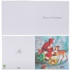Traditional Christmas Cards Two Assorted Designs Santa Sack & Santa