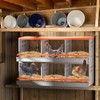 Chicken Nesting Box, 6 Compartment Metal Nesting Boxes for Hens