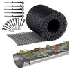 18cmx800cm Plastic Gutter Guard,Heavy Duty Gutter Guards Mesh Leaf Guards