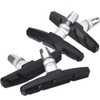 Bike Brake Pads, 4 Pairs with Installation Tool Hex Nuts/Wrench