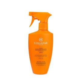 Collistar Acqua Gold Superabbronzante Idratante Anti-Sale, Intensifica l'Abbronzatura, Azione Glow, Rinfrescante e Lenitiva per Corpo, Viso e Capelli, Senza SPF, 400 ml