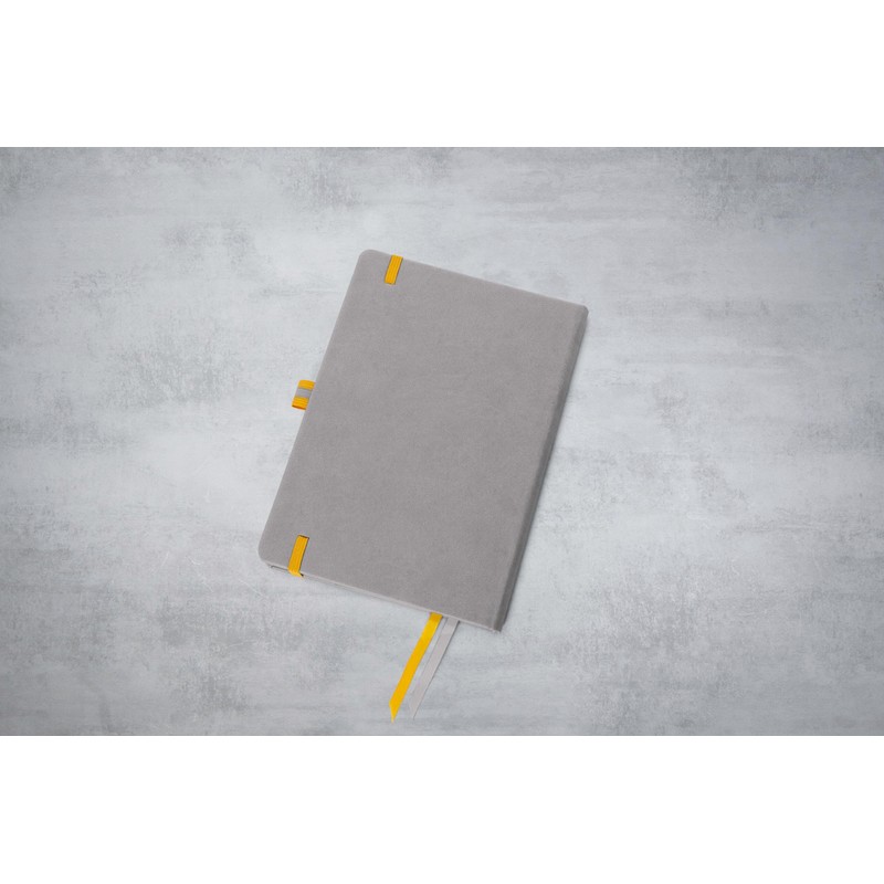 Sigel L2604 Weekly Planner 2026 A5, Hard Cover, Light Grey/Yellow,