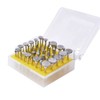 KATSU Diamond Burr Set for Rotary Tool 50PCs 3mm Shank
