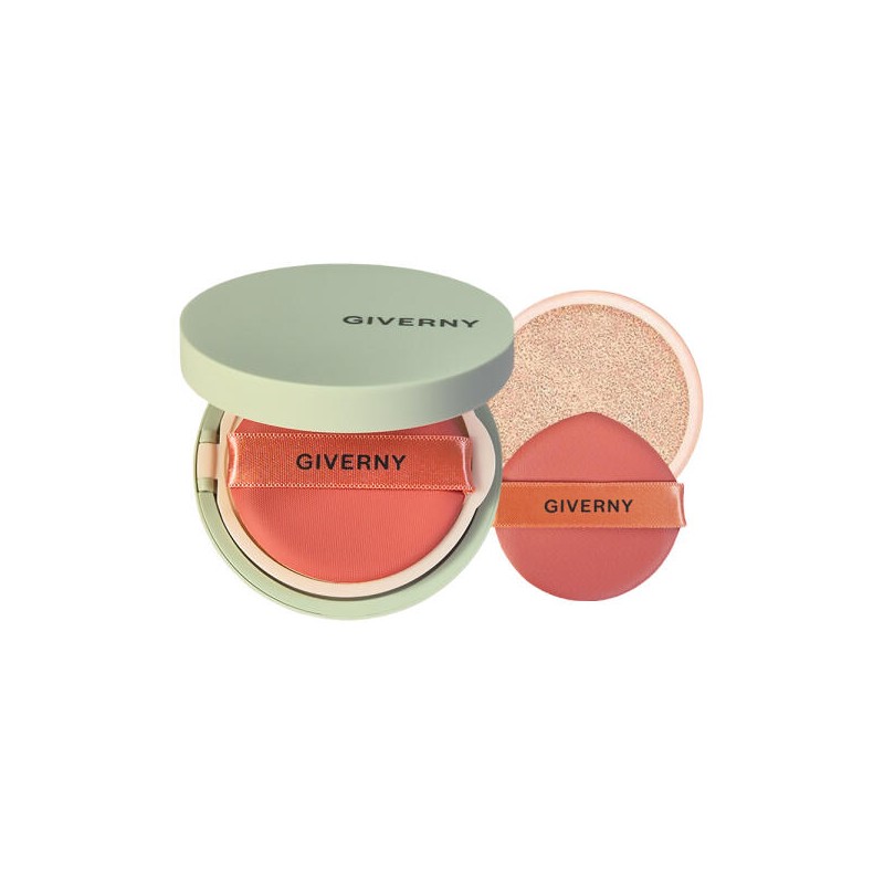 Giverny 지베르니 밀착 커버 쿠션 본품12g+리필12g (SPF40) [커버쿠션(본품+리필) 17호] Giverny