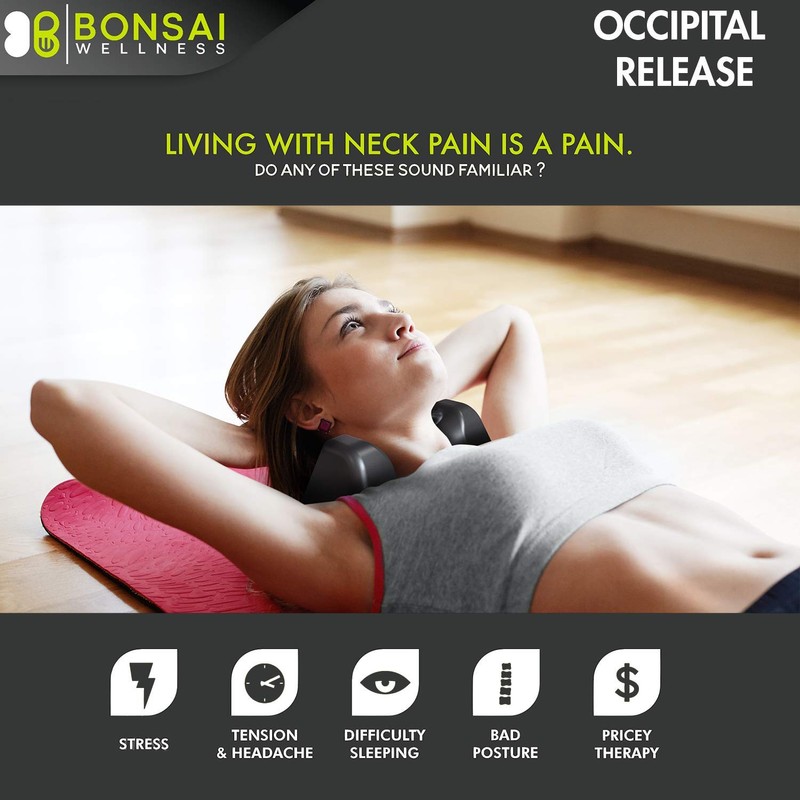BONSAI WELLNESS Occipital Release Tool - Cervical Traction for Neck