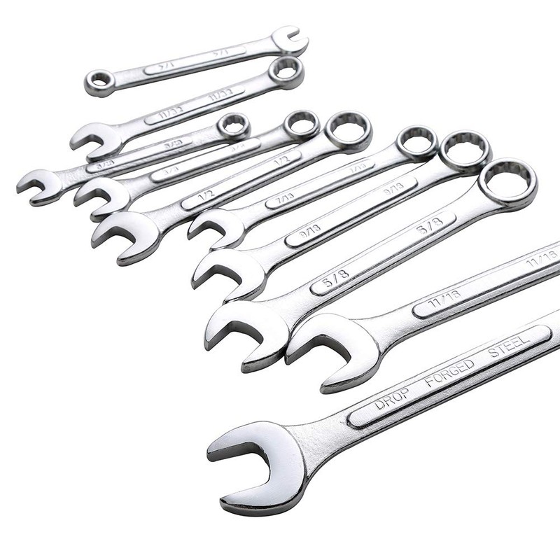 JENLEY Hand Tools Wrenches Standard 12 Point SAE Combination Set