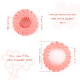 KLEHOPE Bird Nest Hair Clip Pack of 7 Bun Clips, Hair Clips, Women's Expandable, Hair Clip for Hair Accessories, Updo Hairstyles, Thin, Fine, Thick, Curly Hair