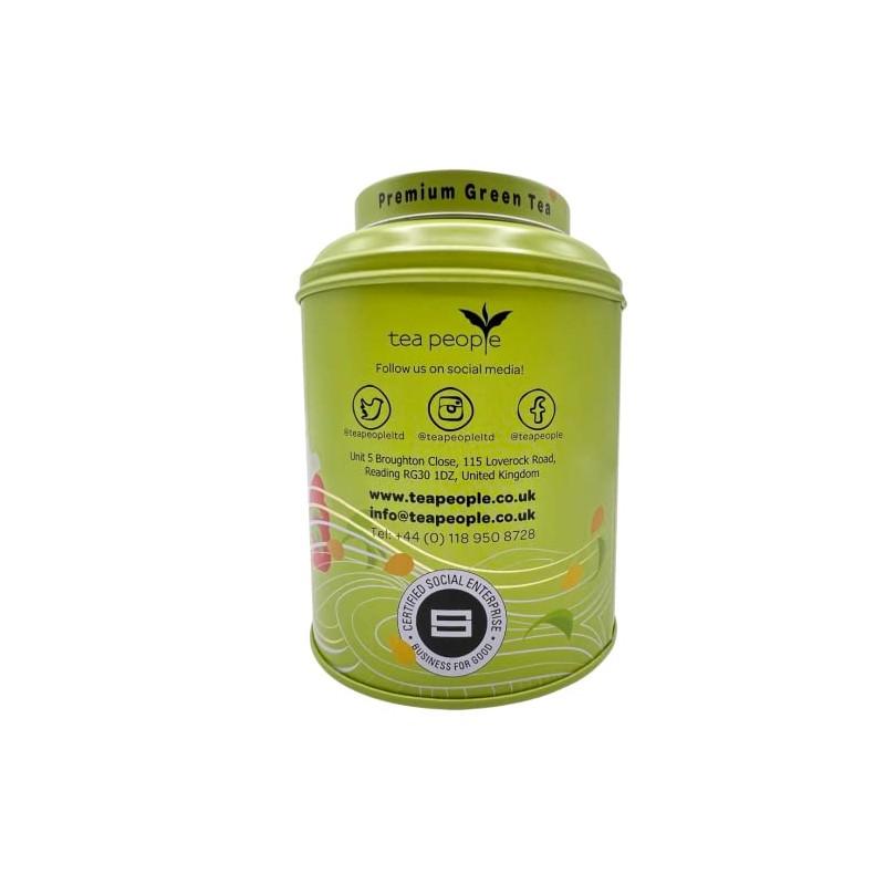 Tea People Coconut Rose Green Loose Tea Caddy 100g