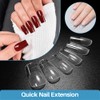 ZIFUTON Press On Nails Square, Soft Gel Tips Tips for