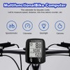 Hojalis Bike Computer, 19 Functions IP54 Waterproof Bicycle Speedometer Odometer,