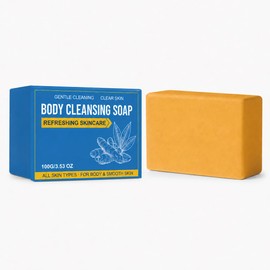 Turmeric Cleansing Soap Bar, Body Clarifying Oily Skin Bath Care