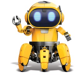 CONSTRUCT & CREATE Tobbie the Self-Guiding AI Robot -