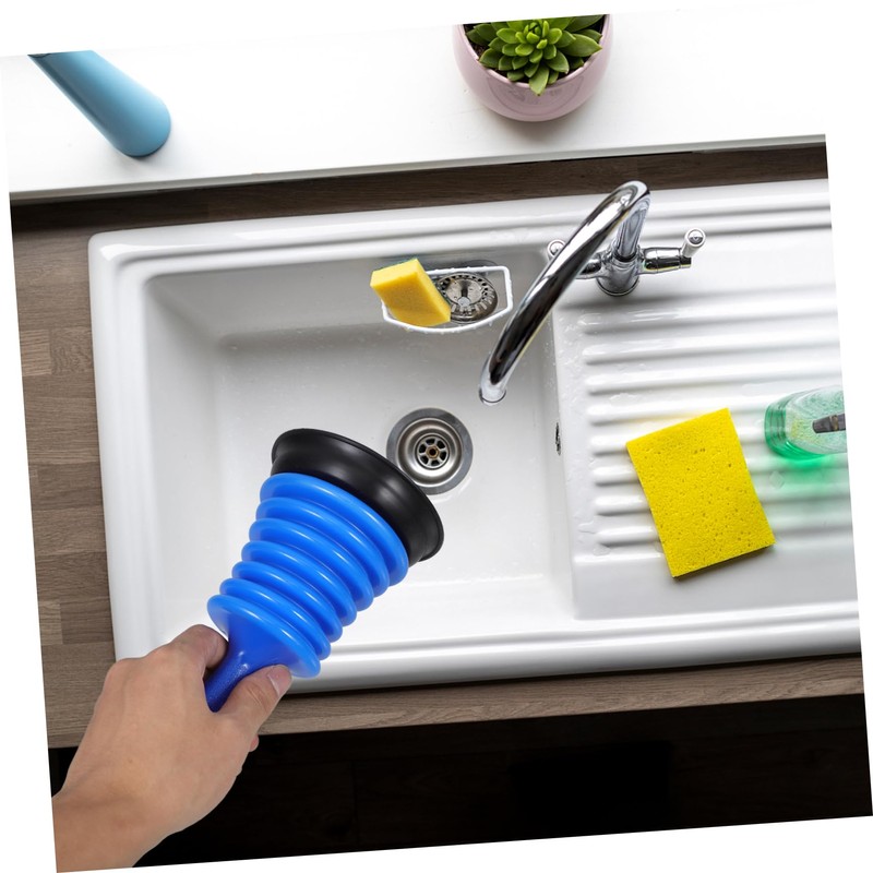 TEHAUX Plunger for Sink Drain Portable Unclogger for Small Spaces