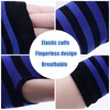 B-HOT Warmer Fingerless Gloves Stretchy Knit Thumb Hole Sun Protection