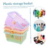CIYODO Plastic Storage Container for Toys Doll Storage Kids Play