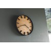 Yamazaki Home Wall Clock - Modern Wood Home Decoration, Brown