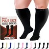 BAMS Plus Size Compression Socks Wide Calf XL XXL XXXL