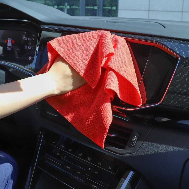 Tricol Clean Profesional Resuable Lint Free Microfiber Edgeless Cleaning Cloth