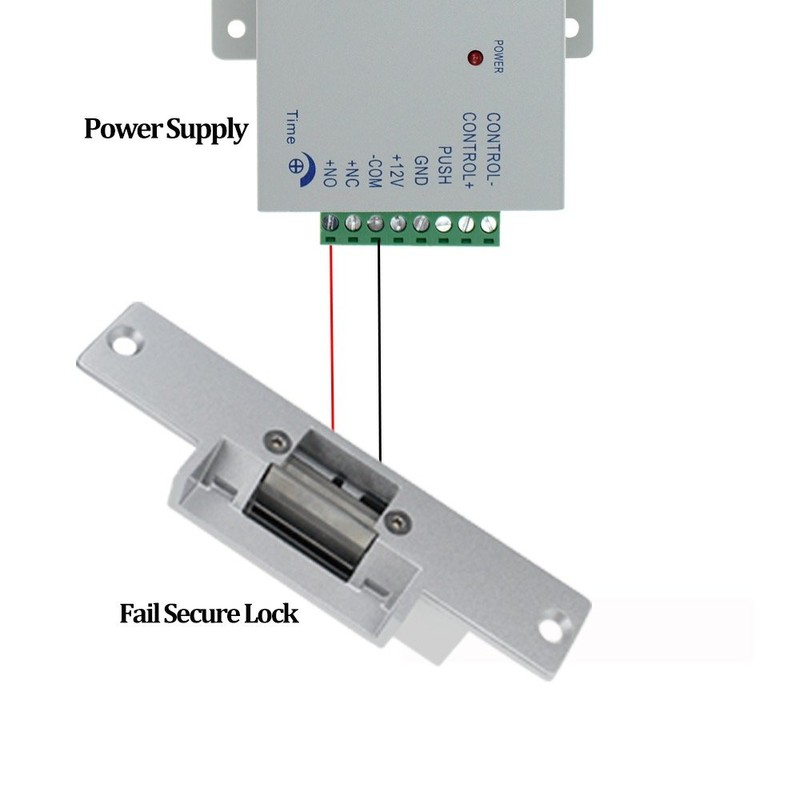 LIBO Electric Strike Lock Electronic Mortise NC/NO Mode Lock a