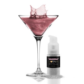 Bakell Pink Color Changing Drink Glitter 25g Spray Pump 100% Edible