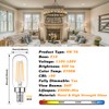 E12 Edison LED Light Bulbs 40 Watt Equivalent Candelabra, Dimmable