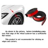 XmuxHai 2.17In(5.5CM)*11.5FT*2PCS Car Wheel Eyebrow Arch Trim Lips Strip Fender