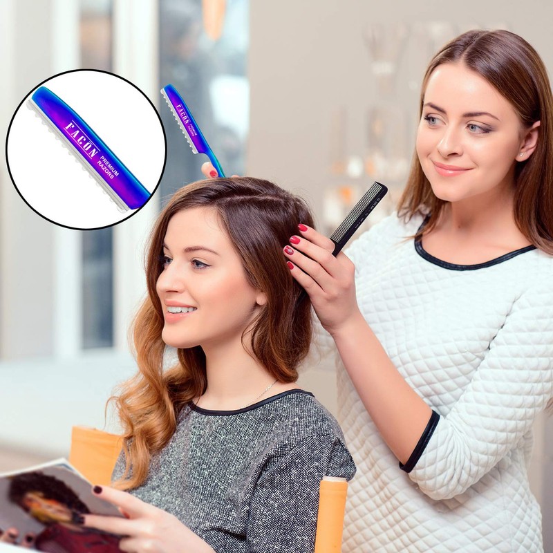 Facón Professional Hair Styling Thinning Texturizing Cutting Feather Razor +