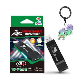 Brook Wingman XB 2 Converter with Keychain - Wireless Controller Adapter for XB 360, XB Original Consoles and PC, Supports Remap and Adjustable Turbo [Exclusive Version]