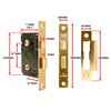 TSS Polished Brass Bathroom Lock 3" (79mm) Bathroom Door Lock