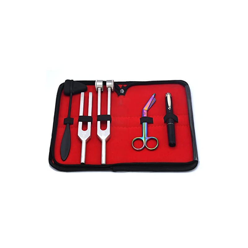 AAProTools Set of 5 pcs Reflex Hammer + Penlight +