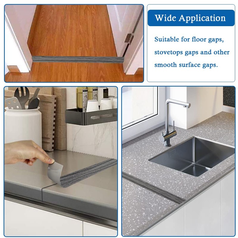 Floor Transition Strip Self Adhesive Floor Cover Strips Laminate 2"