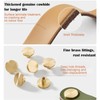 Pack of 4 Leather Furniture Handles Genuine Leather and Copper