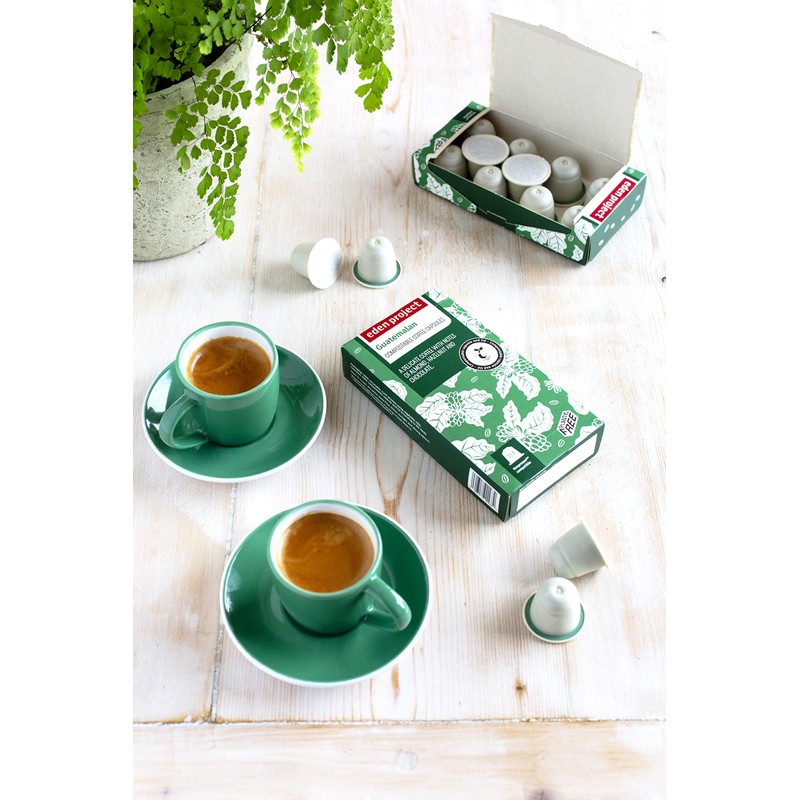 60 Eden Project Plastic Free Nespresso Compatible "Rainbow" Coffee Capsules.