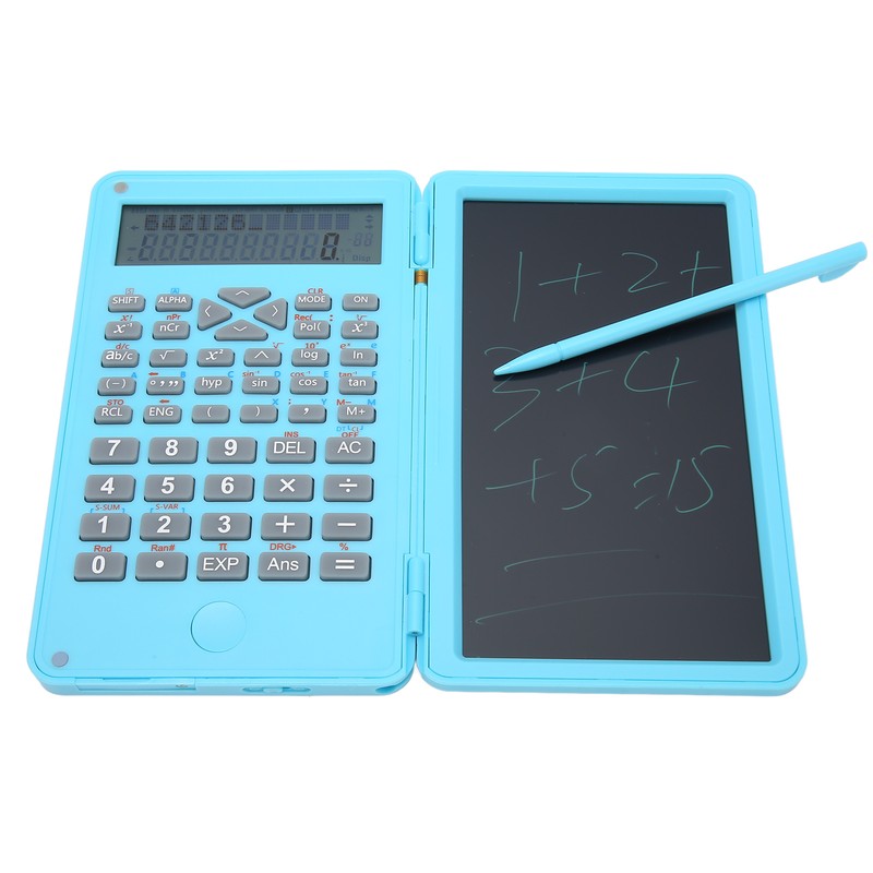 Calculator with Notepad Portable 10 Digits LCD Display Scientific Calculator