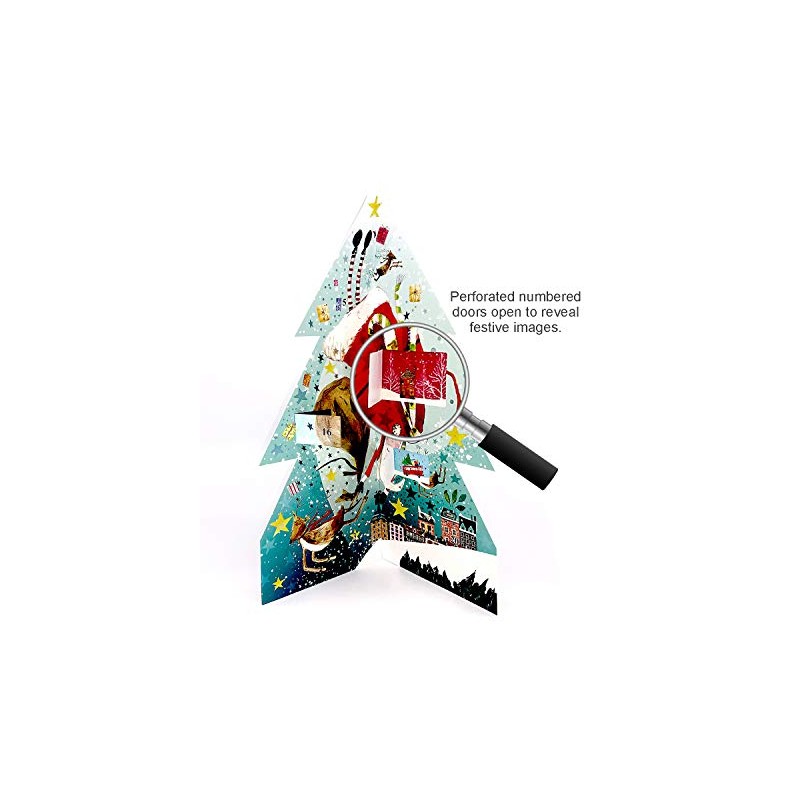 Real & Exciting Designs 3D Tree Shaped Advent Calendar (Flying