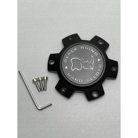 Black Rhino Matte Black Wheel Center Cap W/Screws CAP M-873 PCD:6X135/139.