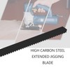 Micro Traders 2PCS 250mm T225B Wood Jigsaw Blades Compatible with