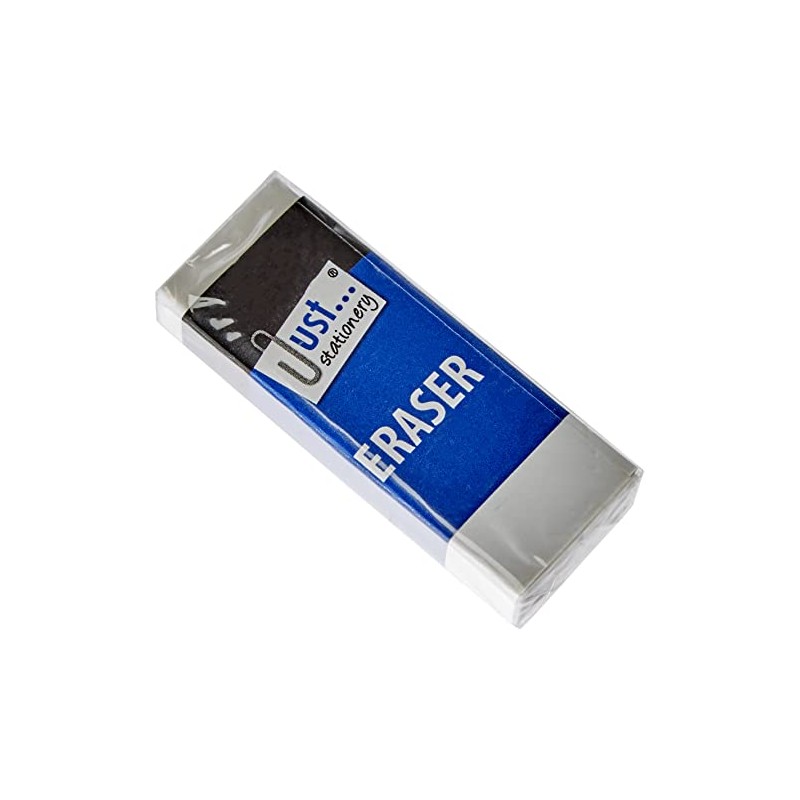 Just Stationery Eraser - White (Pack of 6)