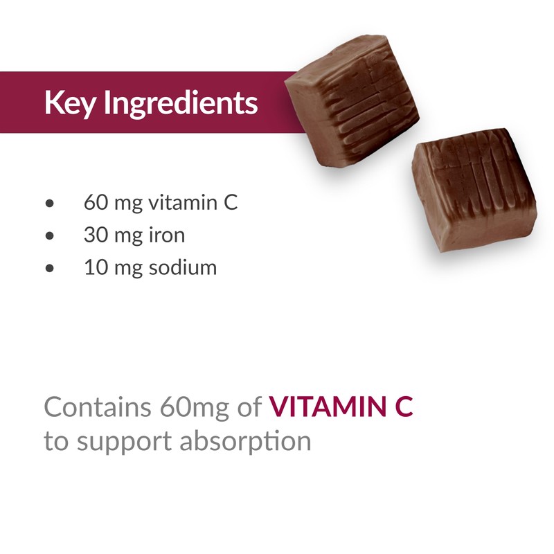 Bariatric Advantage Iron 30 mg Chewy Bite with Vitamin C