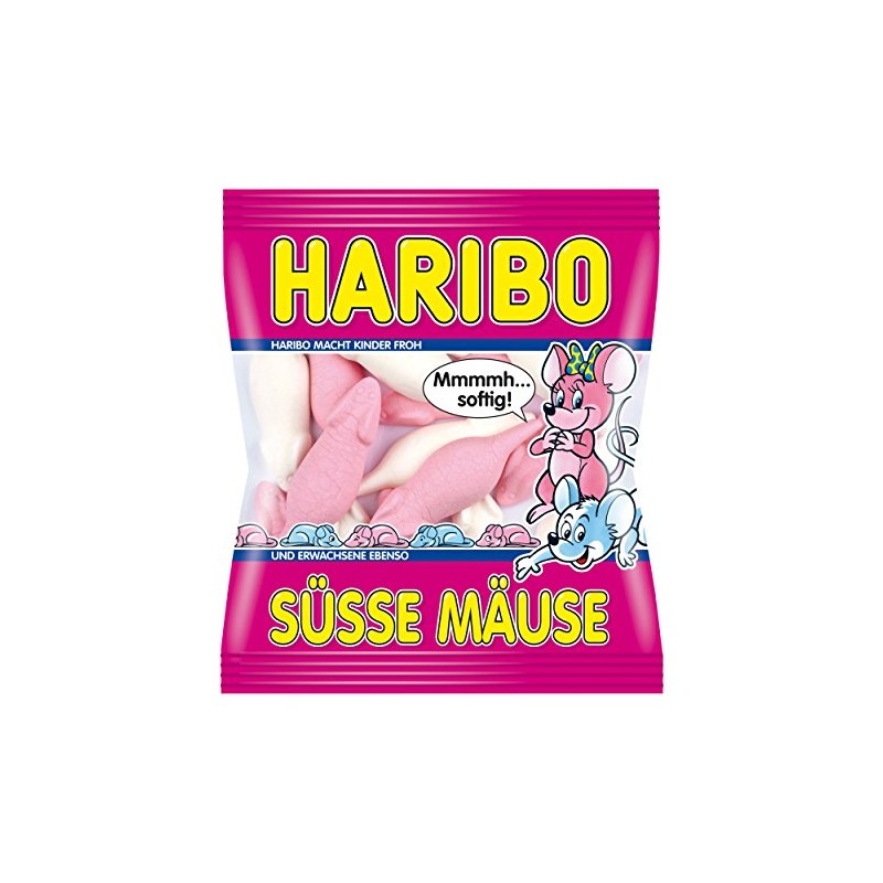 Haribo Susse Mause ( Sweet Mice ) Gummi Candy 200g