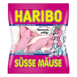 Haribo Susse Mause ( Sweet Mice ) Gummi Candy 200g