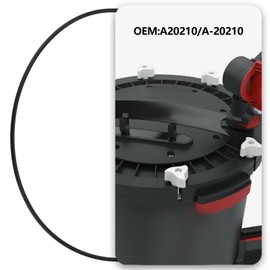 OTOTEC 1 Piece Replacement O-Ring for Aquarium External Filter A20210/A-20210 Compatible with Fluval FX4 FX5 FX6 Canister Filter Cover (305 x 5 mm)