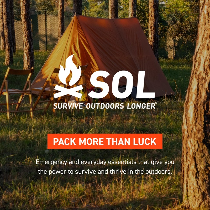 S.O.L. Survive Outdoors Longer Fire Lite Fuel Free Rechargeable Lighter